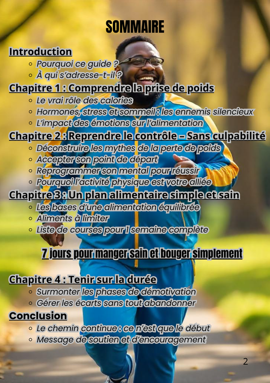 Perdre du poids quand tout semble impossible / Guide complet 7 jour